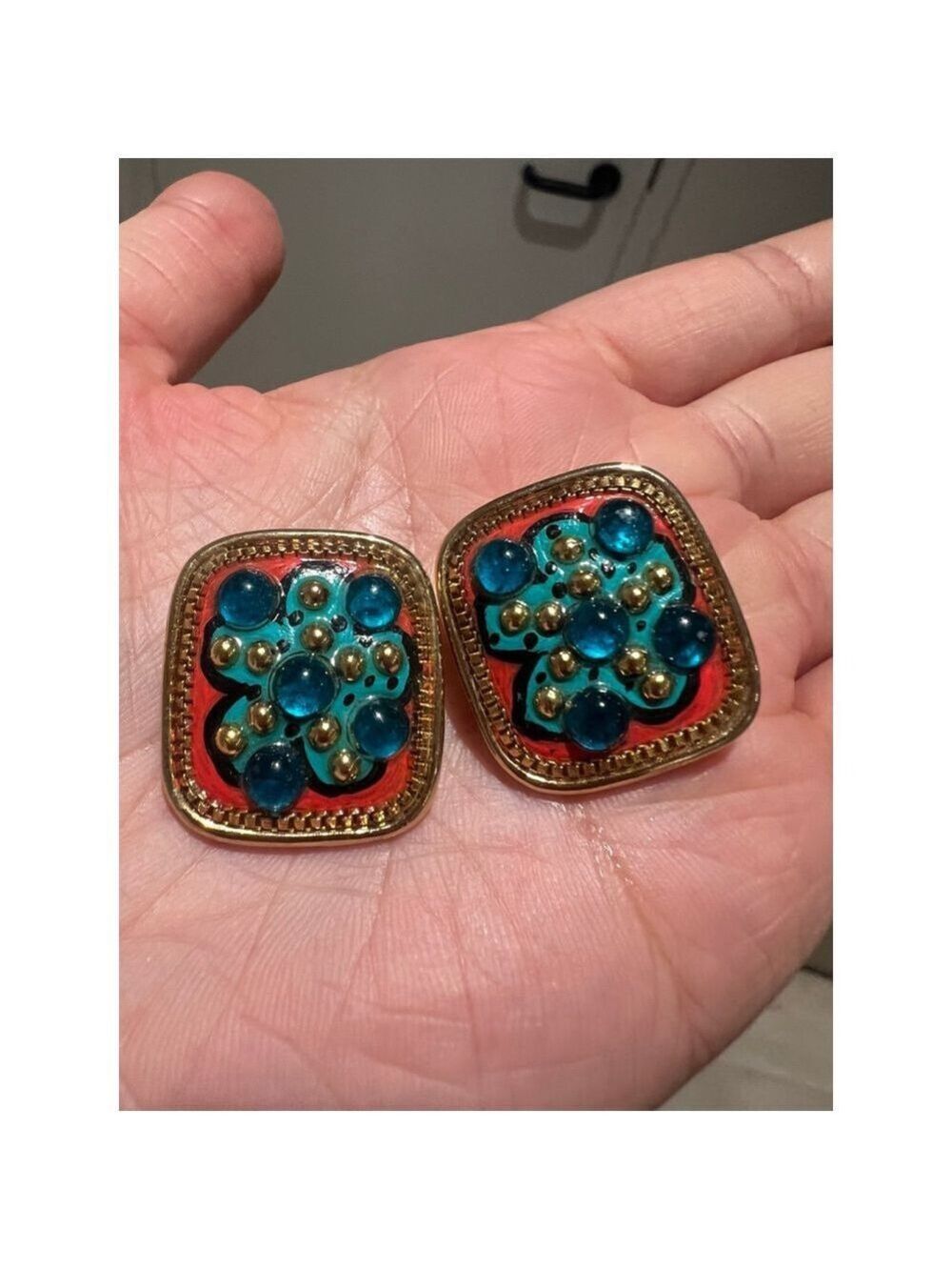 Michal Golan Vintage Clipped On Earrings